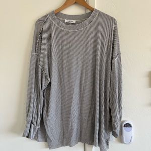 CJLA Evan pullover long sleeve striped shirt